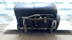 Задний ряд сидений 2 ряд левое Infiniti JX35 QX60 13-13 кожа черная, с ремнем, с подлокотником, замята, царапины