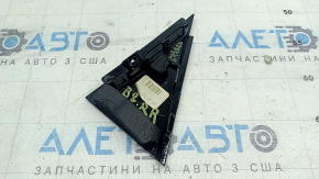 Треугольник двери задней правой VW Passat b8 16-19 USA черный глянец, паутинка
