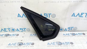 Geam spate stânga, geam orb, VW Passat b8 16-19 SUA, negru mat, zgârieturi