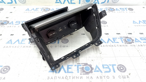 Бокс карман центральной консоли Hyundai Sonata 15-17 царапины, с прикуривателями и USB