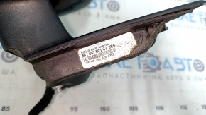 Зеркало боковое левое в сборе VW Passat b8 16-19 USA 10+2 пинов, поворотник, BSM, подогрев, черный LC9X, песок, царапины, скол