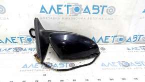 Зеркало боковое правое в сборе VW Passat b8 16-19 USA 10+2 пинов, поворотник, BSM, подогрев, черный LC9X, песок, царапины