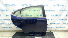 Ansamblu ușă spate dreapta pentru Lexus ES300h ES350 13-18 hibrid, fără cheie, albastru 8V3, zgârieturi, zgârieturi pe garnitura cromată