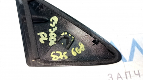 Треугольник заглушка двери передней левой Lexus ES300h ES350 13-18 черный глянец, царапины, надломано крепление