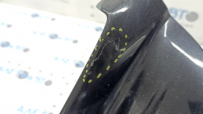 Grilă bară față inferioară pentru Toyota Prius 30 13-15, fără proiectoare de ceață, neagră lucioasă, îndoită, elemente de fixare rupte, crăpată, zgârieturi