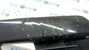 Grilă bară față inferioară pentru Toyota Prius 30 13-15, fără proiectoare de ceață, neagră lucioasă, îndoită, elemente de fixare rupte, crăpată, zgârieturi