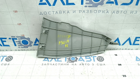 Накладка центральной консоли левая Toyota Prius 30 10-15 серая, царапины