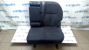 Scaune spate, al doilea rând, stânga, Nissan Pathfinder 13-16, velur negru, curățabil chimic