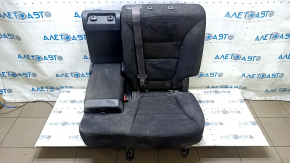 Banchetă spate, al doilea rând, stânga, Kia Sorento 10-15, material textil negru, curățare chimică