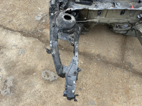 Четверть передняя правая Toyota Camry v70 18-24 на кузове, черная, обгорела