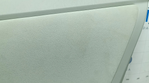 Ornamente ușă, spate stânga, Toyota Prius 30 10-15, gri cu inserție din material textil gri, cotieră din material textil gri, structură de montare gri, zgârieturi, urme de zgârieturi, curățare chimică