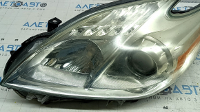 Фара передняя левая Toyota Prius 30 13-15, рест, галоген, под полировку, паутинка