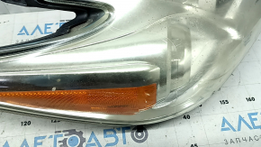 Фара передняя правая Toyota Prius 30 13-15, рест галоген, под полировку, паутинка
