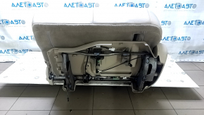 Задний ряд сидений 2 ряд левое Nissan Pathfinder 13-16 кожа бежевая, с подлокотником и ремнем, под чистку, надрыв