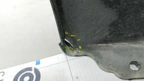 Бампер передний голый Toyota Prius 30 13-15 рест, зеленый, примят, надорван, царапины