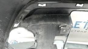 Бампер передний голый Toyota Prius 30 13-15 рест, зеленый, примят, надорван, царапины
