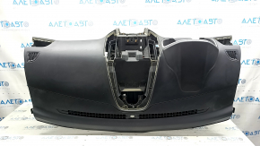 Торпедо передняя панель без AIRBAG Ford Edge 19-24 черная, царапины, вмятина, под чистку