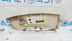 Накладка боковая водительского сидения левая верхняя Lexus ES300h ES350 13-18 бежевая, под управление, царапины, под чистку