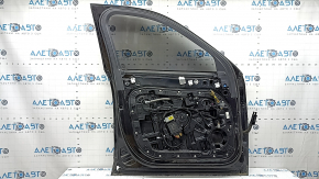 Ansamblu ușă stânga față cu INSCRIPȚIE Volvo XC90 16-24, fără cheie, negru 717, îndoitură, zgârieturi pe ornament