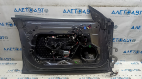 Дверь в сборе передняя левая Tesla Model 3 18-20 графит PMNG, царапина, скол, царапины на молдинге