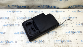 Подлокотник задних сидений 2 ряд Mazda CX-9 16-17 кожа черная, с USB