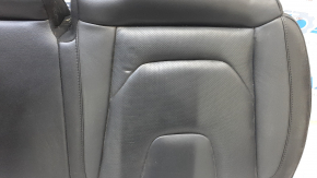 Подушка заднего ряда сидений Ford Edge 15-24 кожа черн, Titanium, перфорация, под электро, царапины, примятости, надлом пенопласта