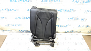 Spătar banchetă spate dreapta, al doilea rând, Lincoln MKC 15-19, piele neagră, perforată