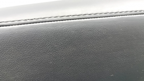 Panou ușă dreapta față Volvo XC90 16-22, piele neagră, cotieră și inserție, piele nappa neagră, ornament din nuc, Bowers & Wilkins, zgârieturi, element de fixare rupt, crom decojit pe mâner