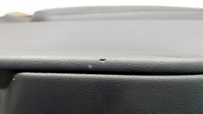 Panou ușă dreapta față Volvo XC90 16-22, piele neagră, cotieră și inserție, piele nappa neagră, ornament din nuc, Bowers & Wilkins, zgârieturi, element de fixare rupt, crom decojit pe mâner