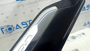Накладка двери нижняя передняя правая Volvo XC90 16-21 с хром молдингом, Inscription, царапины