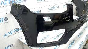 Бампер передний голый Volvo XC90 16-19 под омыватель фар без park assist, черный, царапины