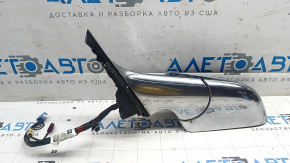 Зеркало боковое левое в сборе Tesla Model 3 18- 13+2 пинов, подогрев, автозатемнение, хром, графит PMNG