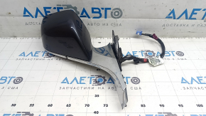 Зеркало боковое правое в сборе Tesla Model 3 18-20 13+1 пинов, подогрев, автозатемнение, хром, графит PMNG