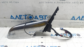 Зеркало боковое правое в сборе Tesla Model 3 18-20 13+1 пинов, подогрев, автозатемнение, хром, графит PMNG