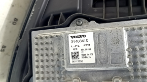 Фара передняя левая в сборе Volvo XC90 16-18 LED, под полировку, паутинка