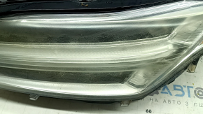 Фара передняя левая в сборе Volvo XC90 16-18 LED, под полировку, паутинка