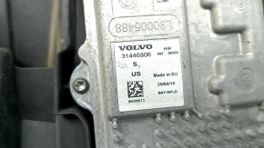 Фара передняя правая в сборе Volvo XC90 16-18 LED, под полировку, паутинка