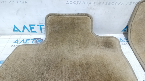 Комплект ковриков салона ткань Lexus ES300h ES350 13-15 бежевый, под химчистку