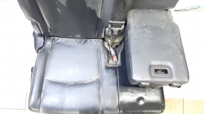 Задний ряд сидений 2 ряд правое Dodge Journey 11-19 кожа черн, механическое, с подлокотником и ремнем, под химчистку, ржавая, примятость
