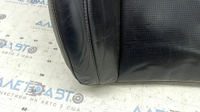 Tapițerie spătar scaun pasager Volvo XC90 16-25, piele neagră, încălzită, gata de curățat