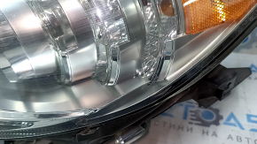 Фара передняя левая в сборе Lexus ES300h ES350 13-15 дорест ксенон + LED DRL, песок, под полировку