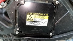 Фара передняя левая в сборе Lexus ES300h ES350 13-15 дорест ксенон + LED DRL, песок, под полировку