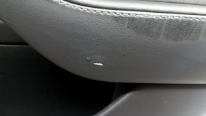 Panou ușă spate dreapta din piele neagră pentru Tesla Model 3 18-20, cu difuzor, control geam și buton de deschidere ușă, ruptură din Alcantara, abces din piele, zgârieturi, lovituri