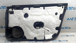 Garnitură uși față stânga Tesla Model 3 18-20 piele neagră, inserție Alcantara, cotieră din piele, cu control ridicare geam și buton de deschidere a ușii