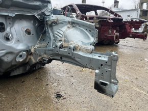 Четверть передняя левая Toyota Prius 30 10-15 на кузове, зеленая, тычки