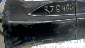 Порог правый Volvo XC90 16-26 с уплотнителем, черный, царапины, надломаны крепления, трещина в креплении