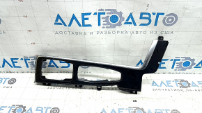 Накладка центральной консоли верхняя Volvo XC90 16-22 T5, T6, черный глянец, царапины, сломано крепление