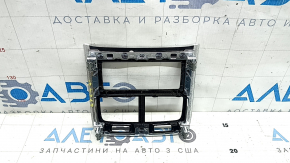 Накладка центральной консоли задняя Volvo XC90 16-25 тип 1, черный глянец, царапины
