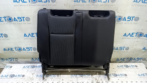 Spătarul scaunelor din spate, al 3-lea rând, dreapta, Toyota Highlander 14-19, piele combinată, negru