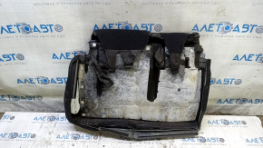 Подушка заднего ряда сидений левая Jeep Cherokee KL 15-18 кожа черная с красной строчкой